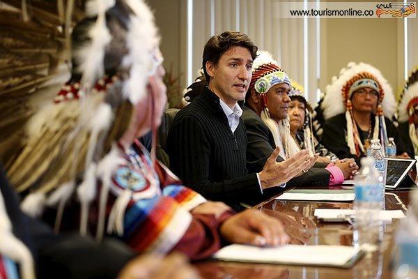 عکس:حرکت جالب نخست وزیر کانادا