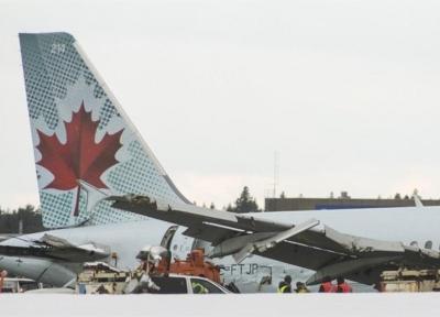 برخورد دو هواپیما بر فراز آسمان اتاوا در کانادا