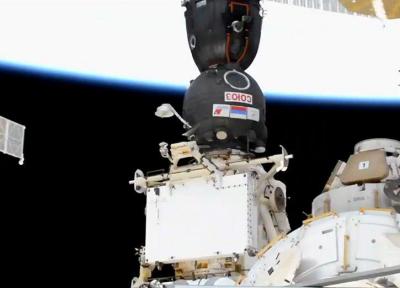 کپسول سرنشین دار سایوز به ایستگاه فضایی بین المللی پیوست