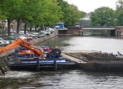 تور ارزان هلند: جمع آوری دوچرخه از کانال های آبی آمستردام