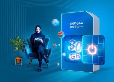30 گیگ اینترنت هدیه همراه اول برای فعال سازی سیم کارت